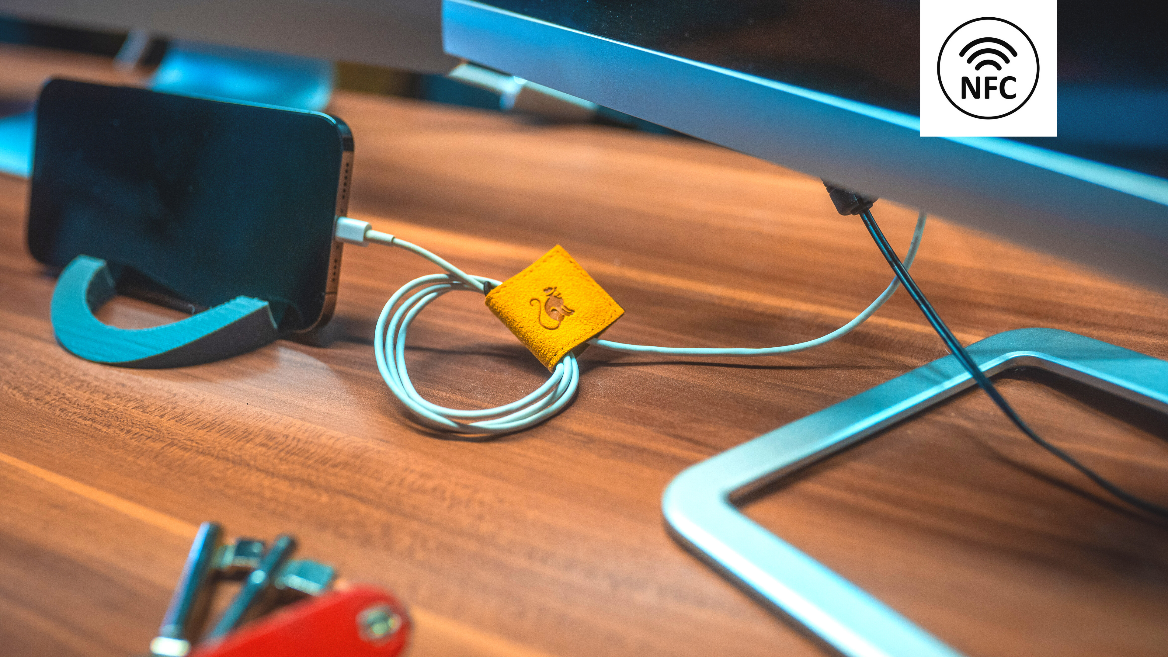 AgentSmart™️ | NFC Multitool Kabel Organizer | Gelb