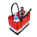 Handmade Wicker Picnic and Storage Basket with Handles
