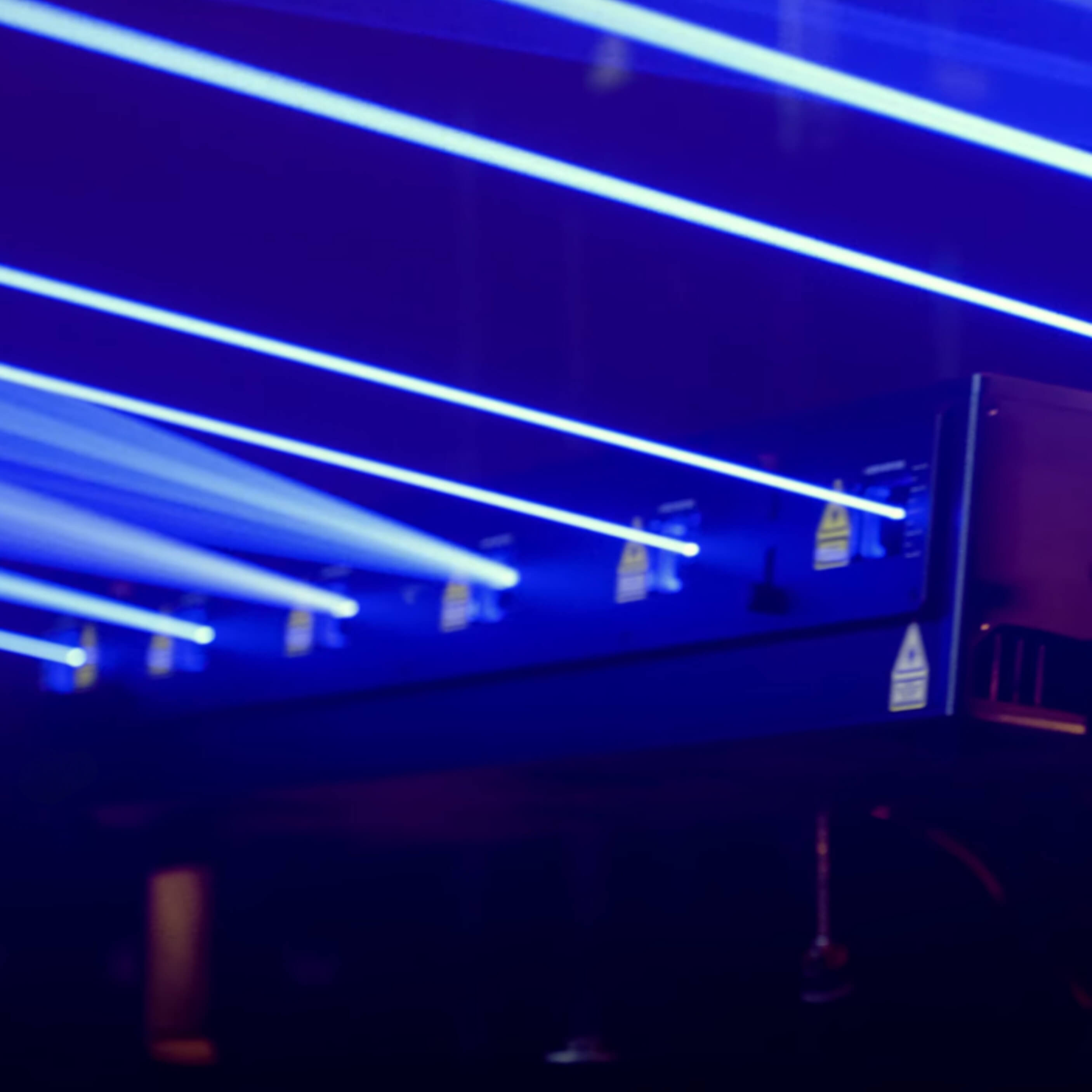 B9 6-Eye RGB Animation Laser Light Bar 6W 12W 18W | DJ Laser Bar for Stage